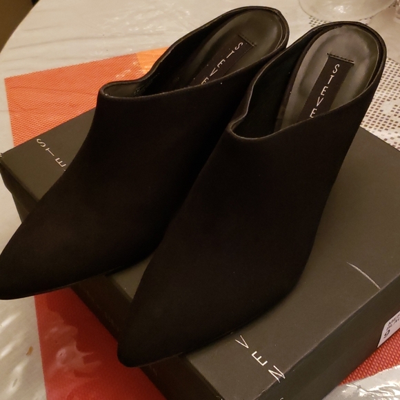 Steve Madden shoes , black suede size 9 .New with - Picture 3 of 3